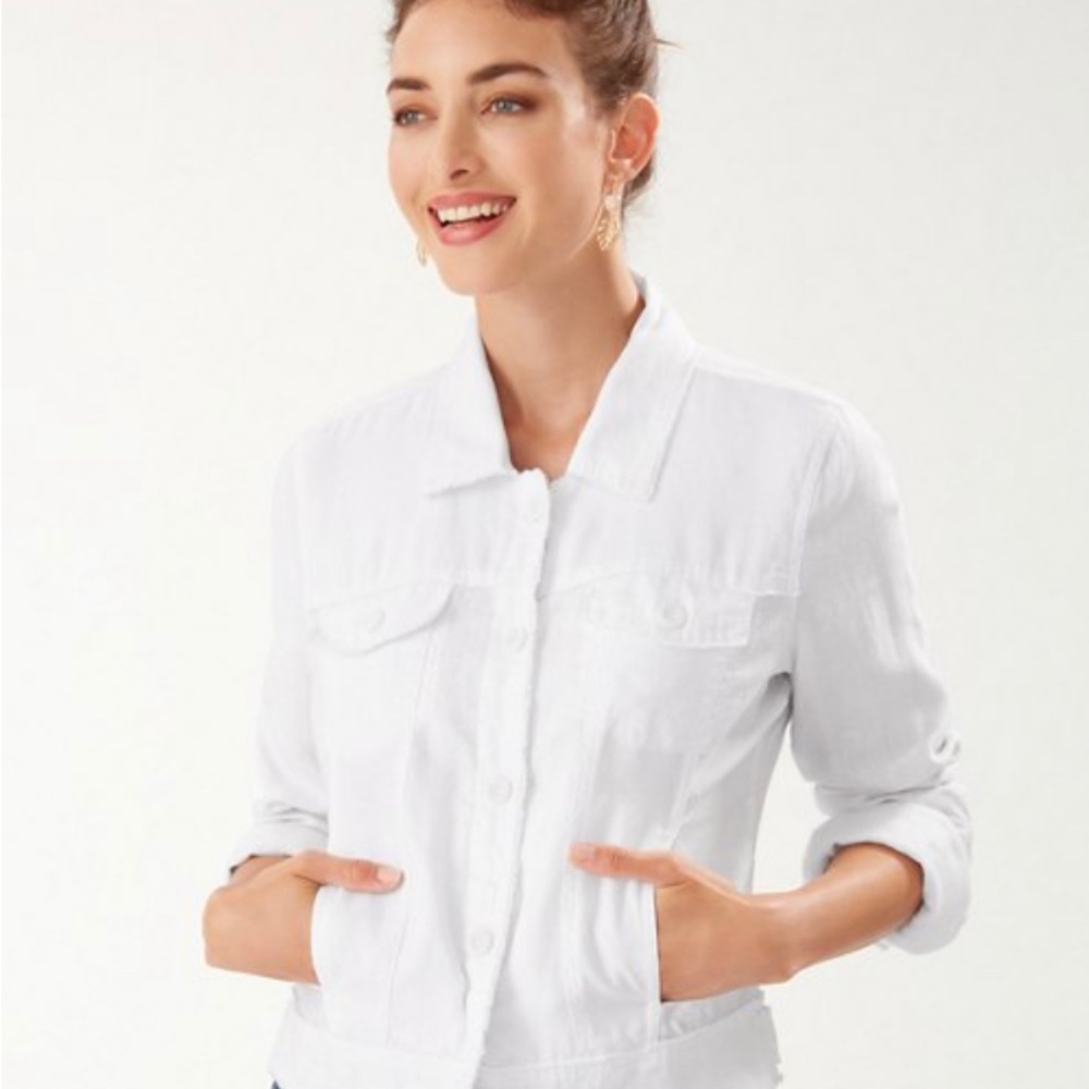 Tommy Bahama Two Palms Raw-Edge Jacket - NWOT